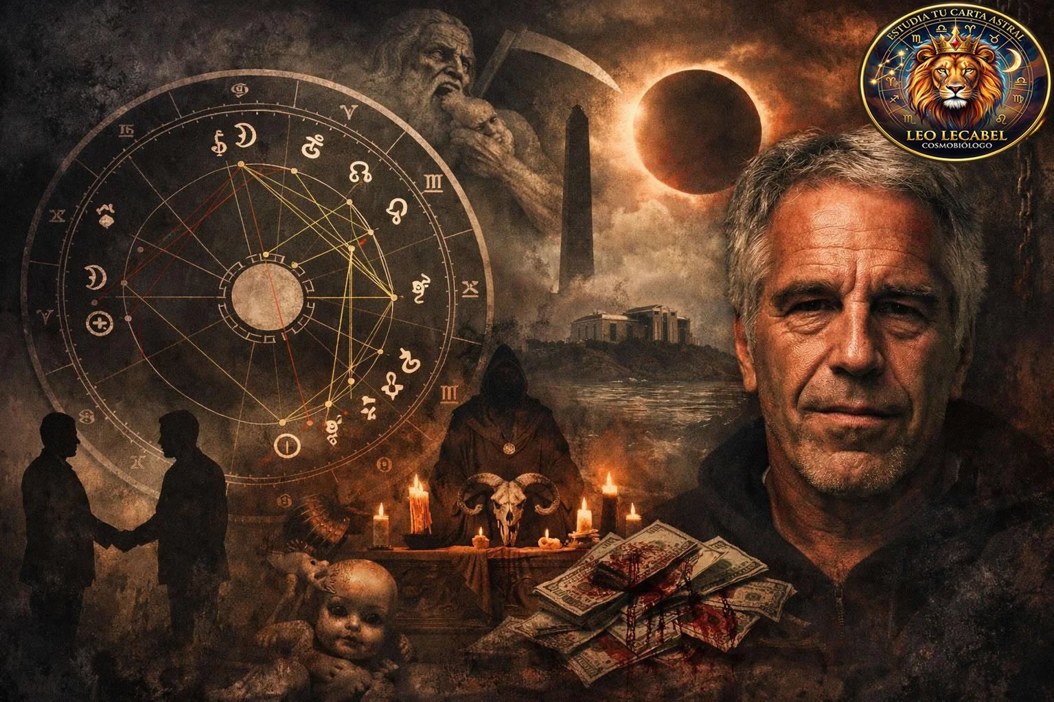 Jeffrey Epstein y su carta natal: una lectura reveladora